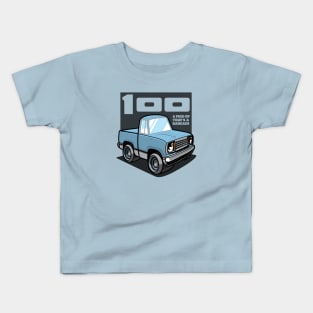 Light Blue - D-100 (1978 - White-Based) Kids T-Shirt